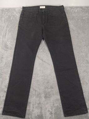GAP Men's Black Straight Jeans Slim Fit Size 33X32
